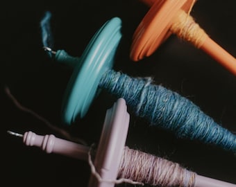 Kromski Top Whorl Drop Spindle SUPER COOL Colors Spinning SUPERFAST Shipping!