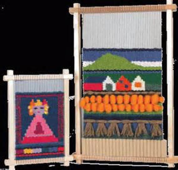 ALL INCLUSIVE Tapestry Weaving Kit Loom, Tools, Yarn, Pattern Super Fast  Shipping Ashford 