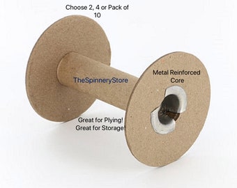 Cardboard Spools 10/Pk Excellent for Storing Singles to be Plied Schacht Super Fast Shipping!