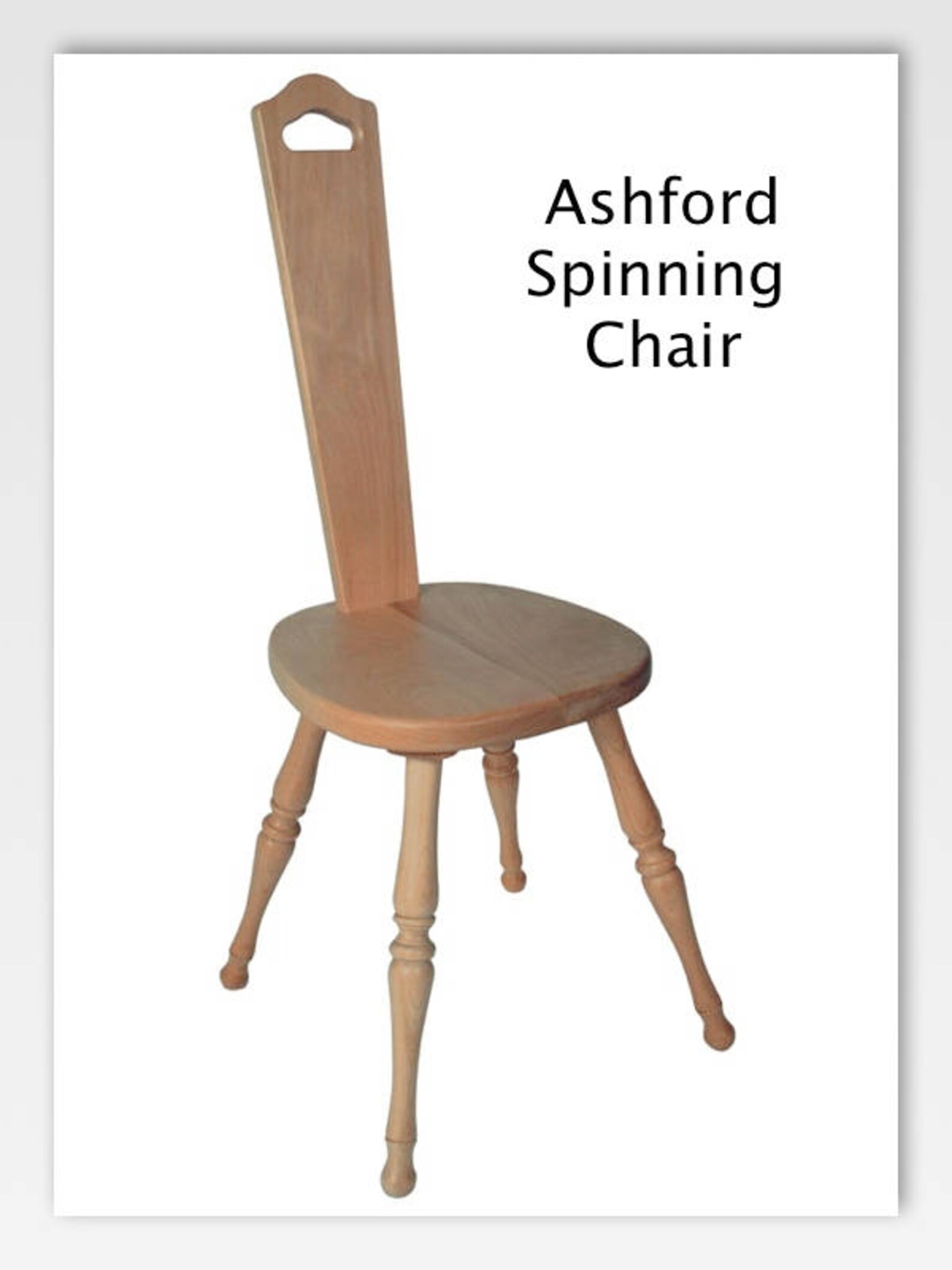 Kromski & Ashford Spinning Stool Chair Vous choisissez Finish Etsy Canada