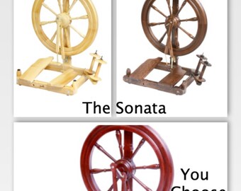 Kromski Sonata Free Wheel Bag and 25/50 Dollar Instant Shop Coupon Beautiful Spinning Wheel & Free Super Fast Shipping!