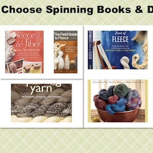 Hand Spinning Yarn Fleece Wool Books  & DVDs Super Fast Shipping!