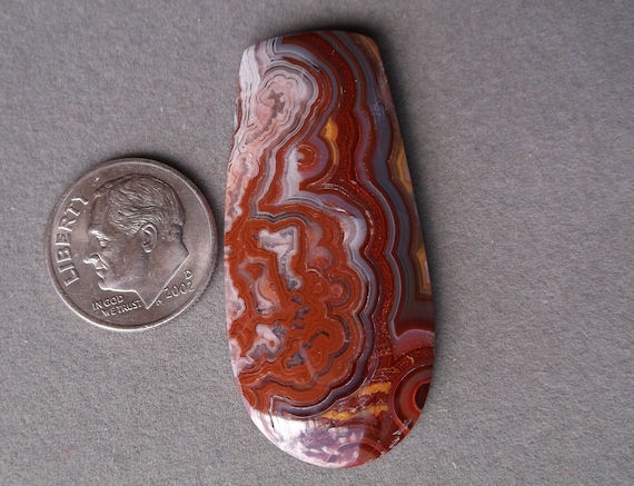 Crazy Lace Agate Designer Cabochon from Mexico