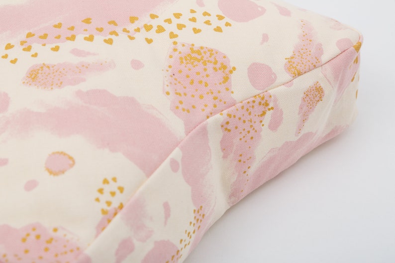 Perfect Christmas gift! Gold Hearts Star Pouf Beanbag Pouf Kids Sitting