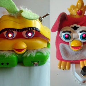 Circuit bent Furby & Shelby Toys