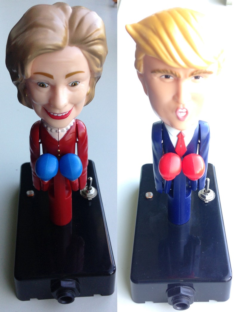 Circuit Bent Donald Trump & Hillary Clinton image 1