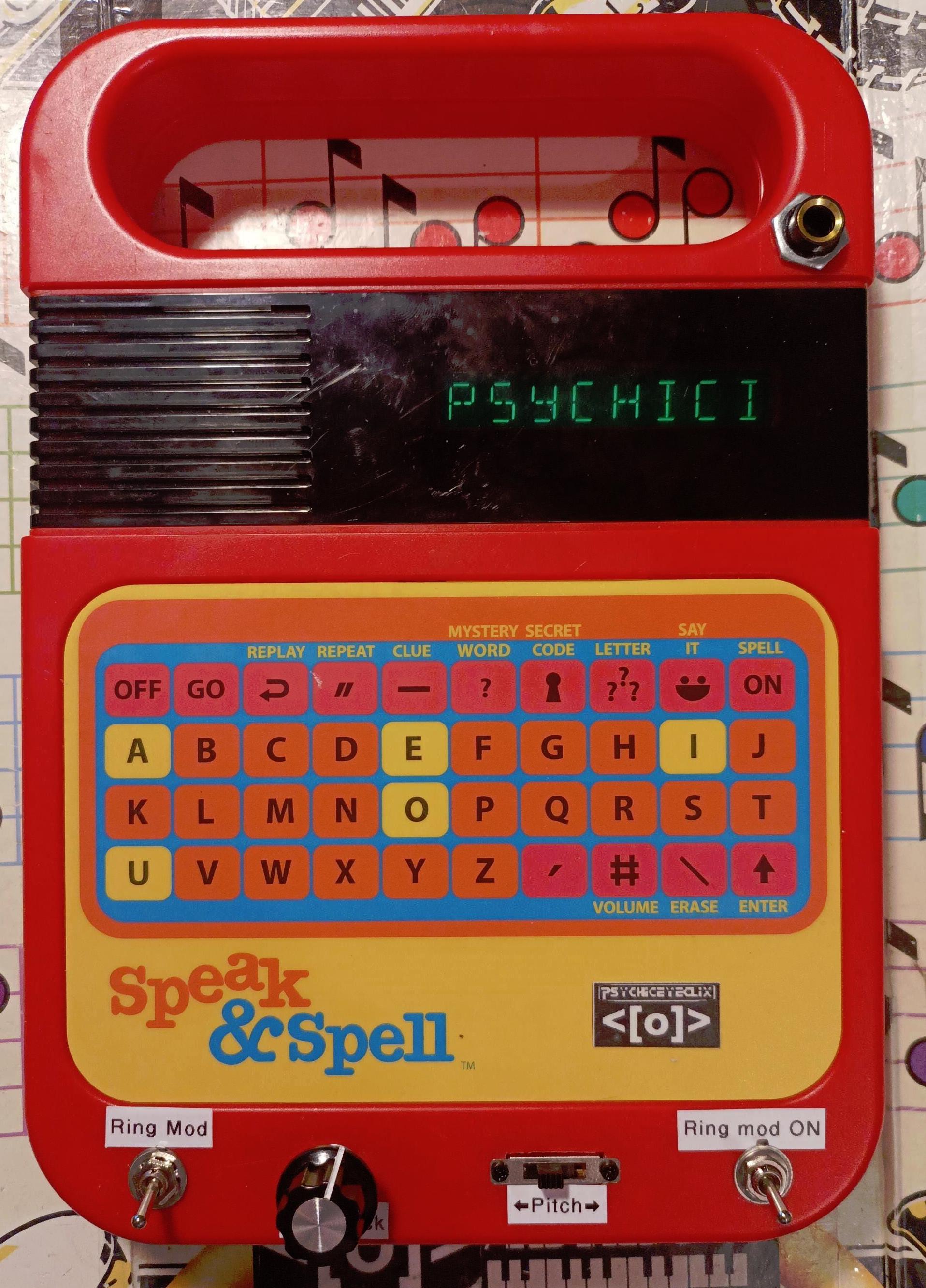 Circuit Bent nieuwe versie Spreken en spellen