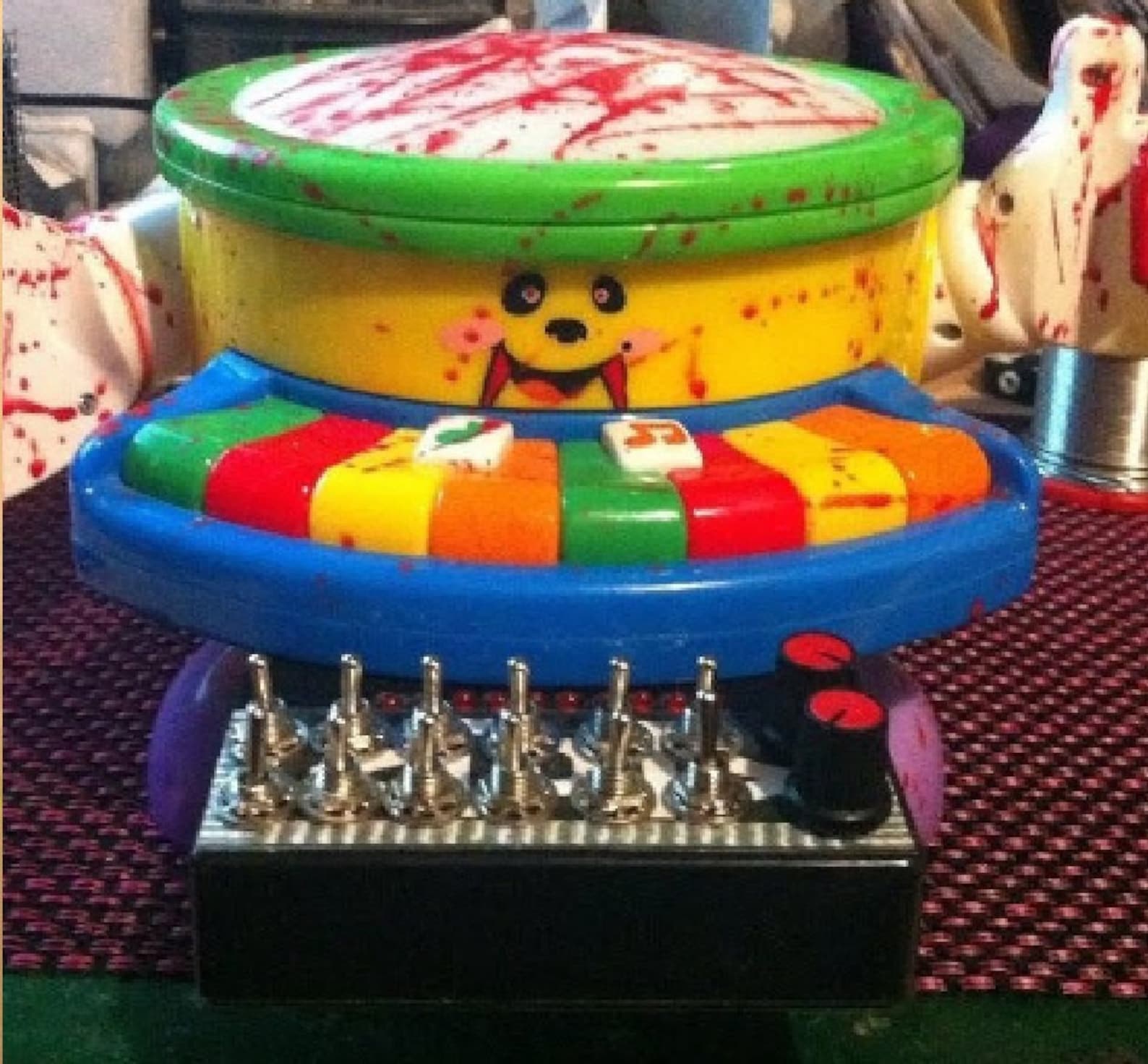 Circuit Bent Toy Drum Pads or Circuit Bent ELC Drum Toy W/sequencer - Etsy