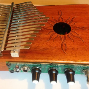 Circuit Bent Delay Electric Kalimba 10 or 17 note Thumb piano image 6