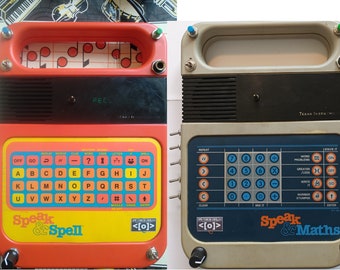 Vintage Texas Instruments Speak & Math, 1984 Educational Toy - Etsy