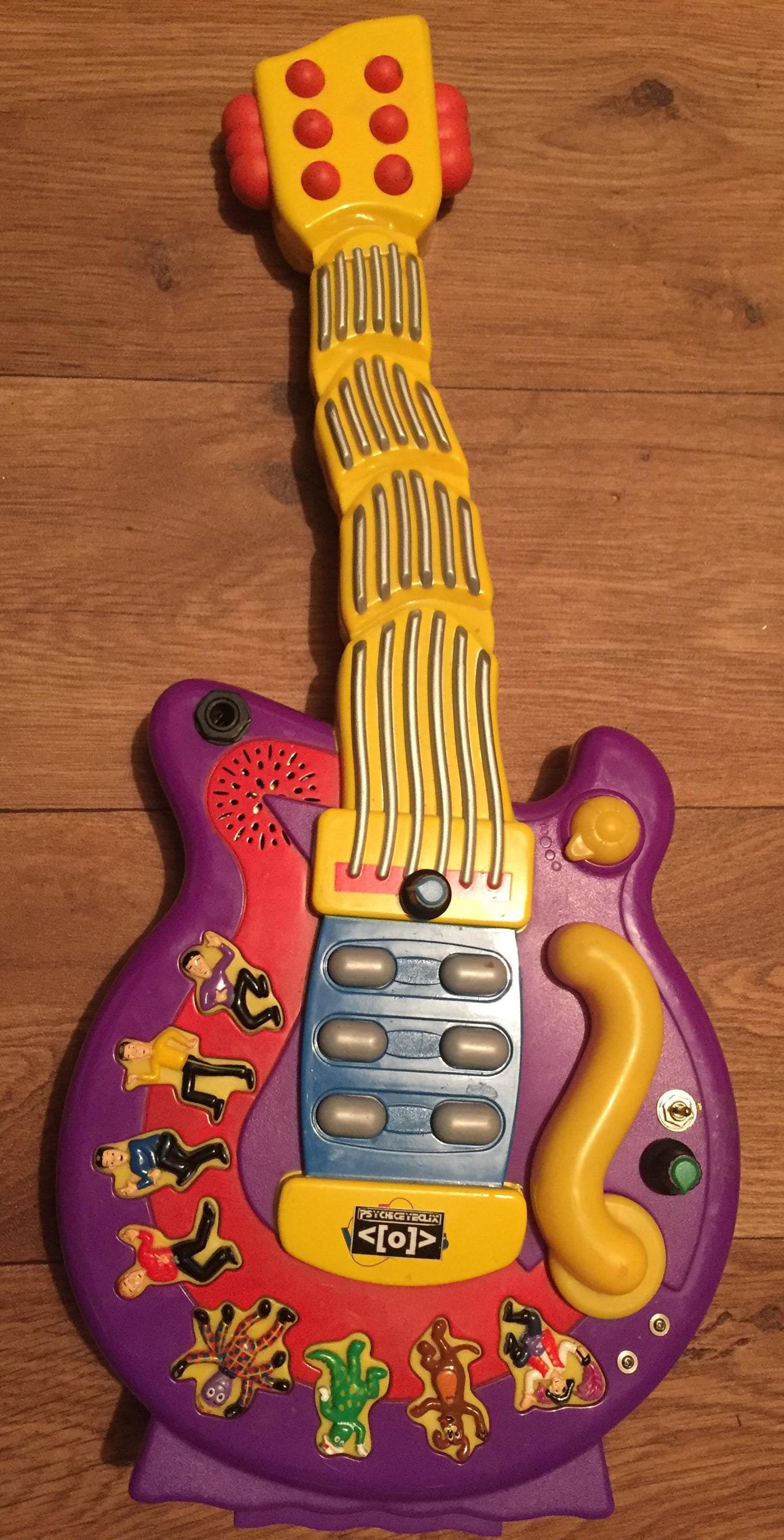 Circuit Bent Wiggles Toy Guitar / Bob the Builder Jack Hammer - Etsy