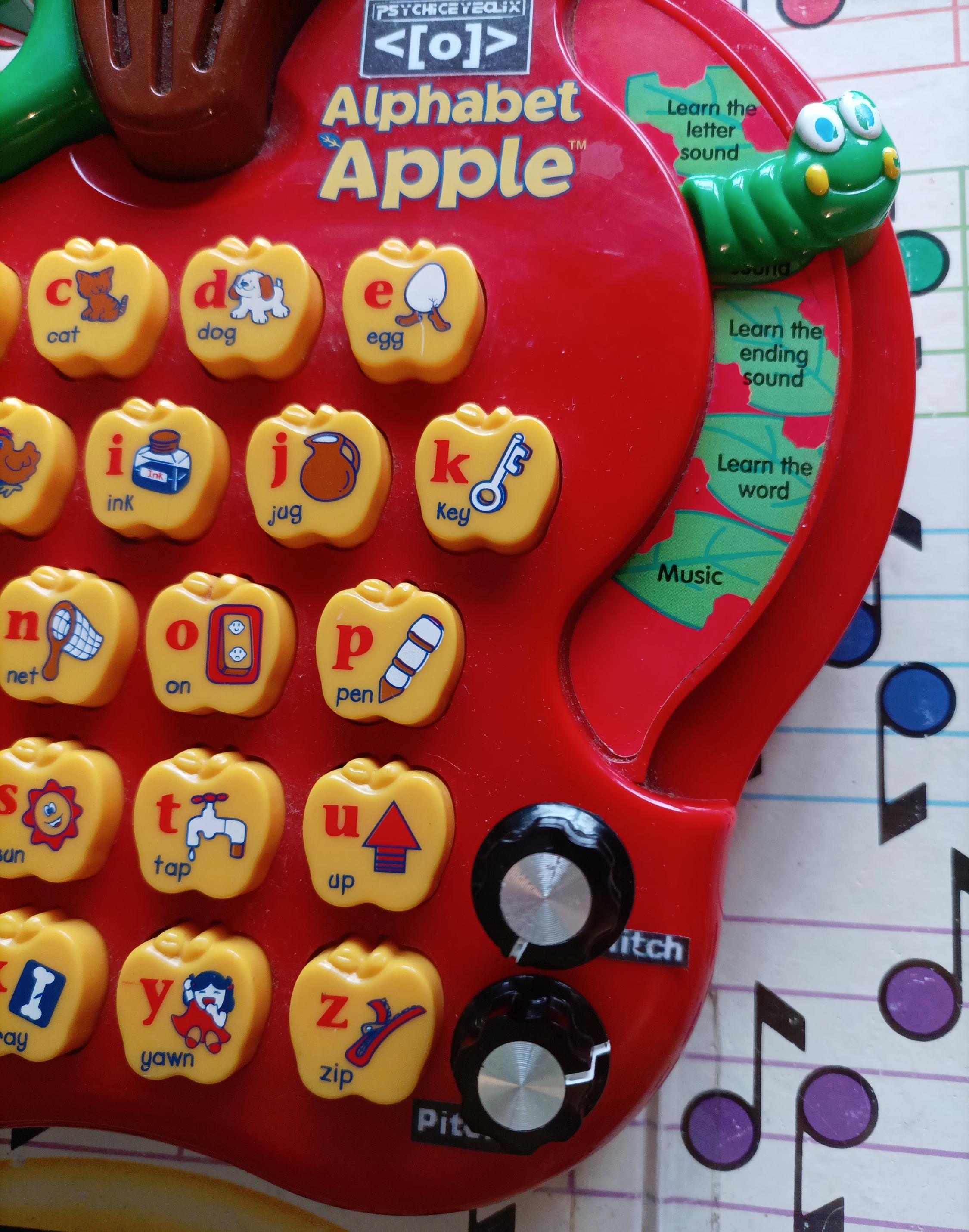 Alphabet Rky Circuit Bent V-tech Alphabet Apple - Etsy Canada