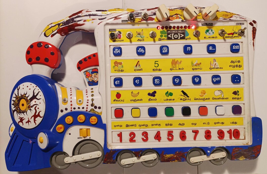 Circuit Bent Toy Indian Train - Sequencer/experimental/synth - Etsy