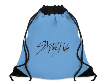 Stray Kids Logo Drawstring Bag