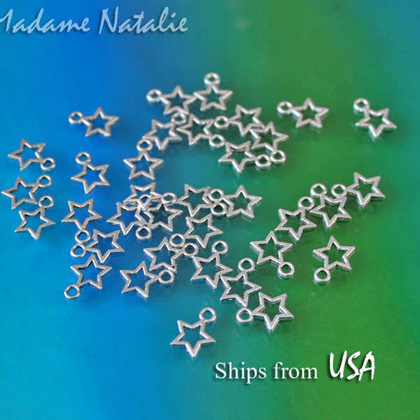 Star Charm Bracelet Etsy