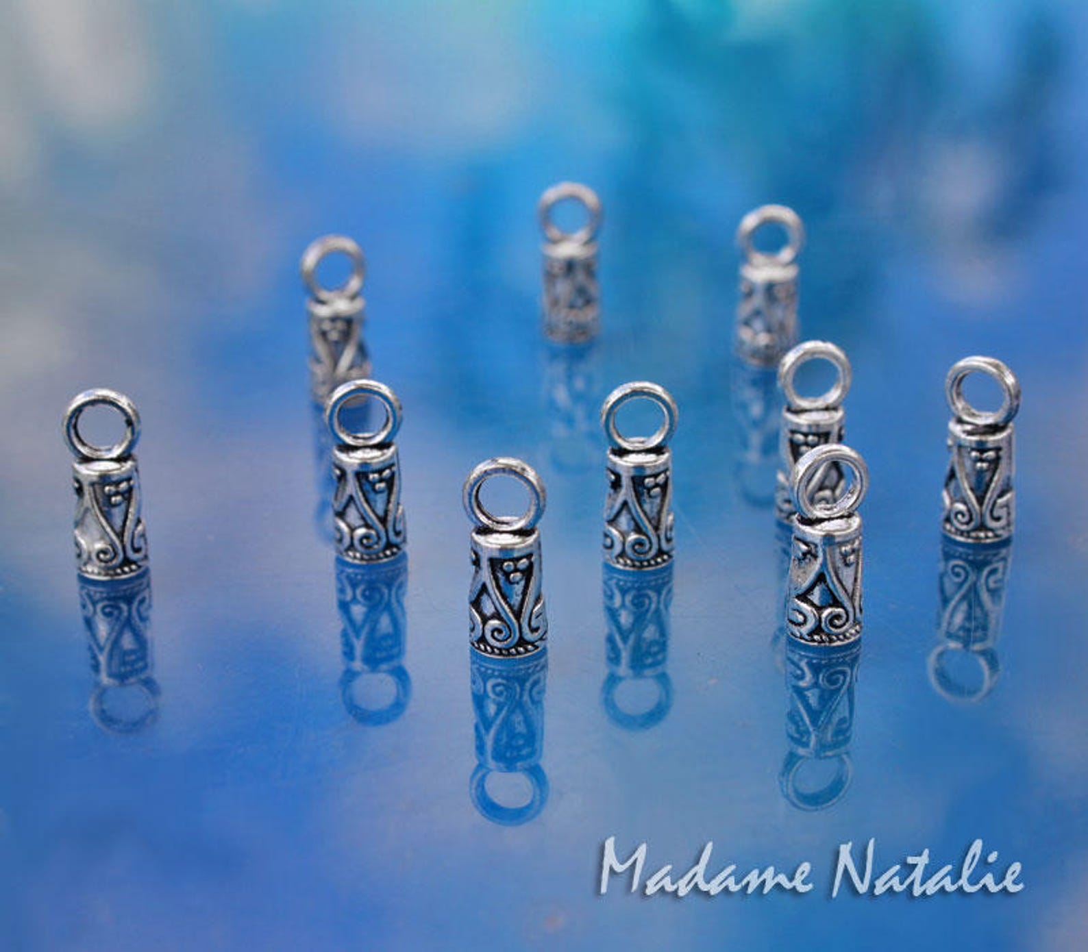 End Caps Bead Stopper 10 Pc. Fit 3mm Cord Bracelet Etsy