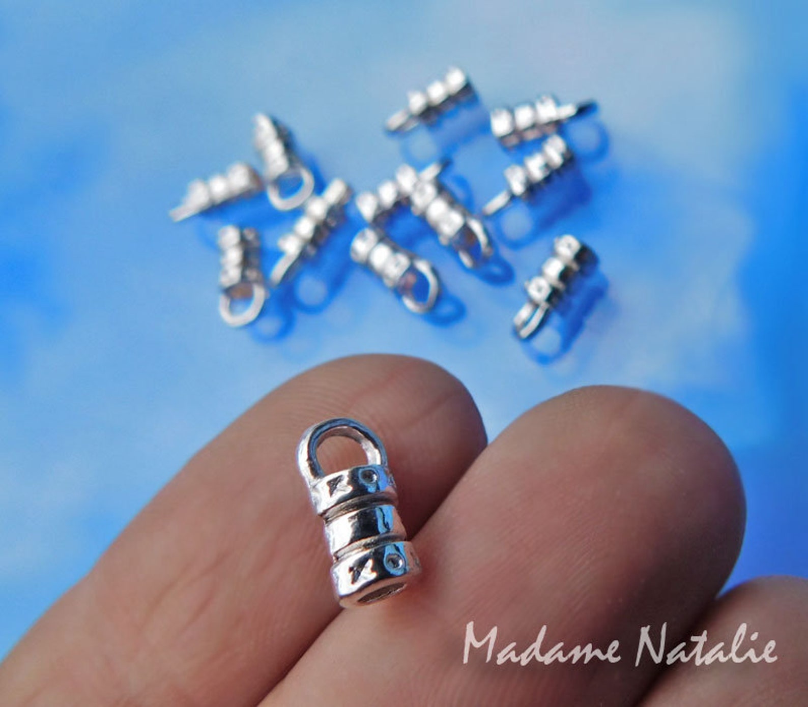 End Caps Bead Stopper 10pc. Fit 2mm Cord Bracelet Necklace Etsy