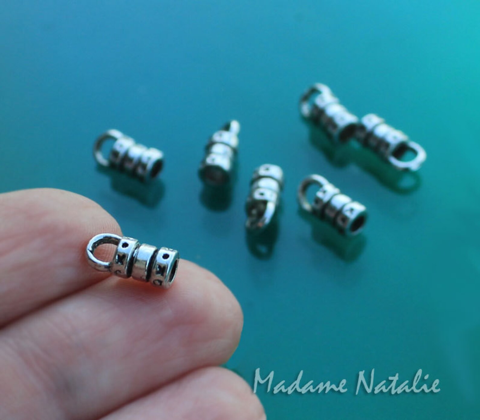 End Caps Bead Stopper 10pc. Fit 2mm Cord Bracelet Necklace Etsy