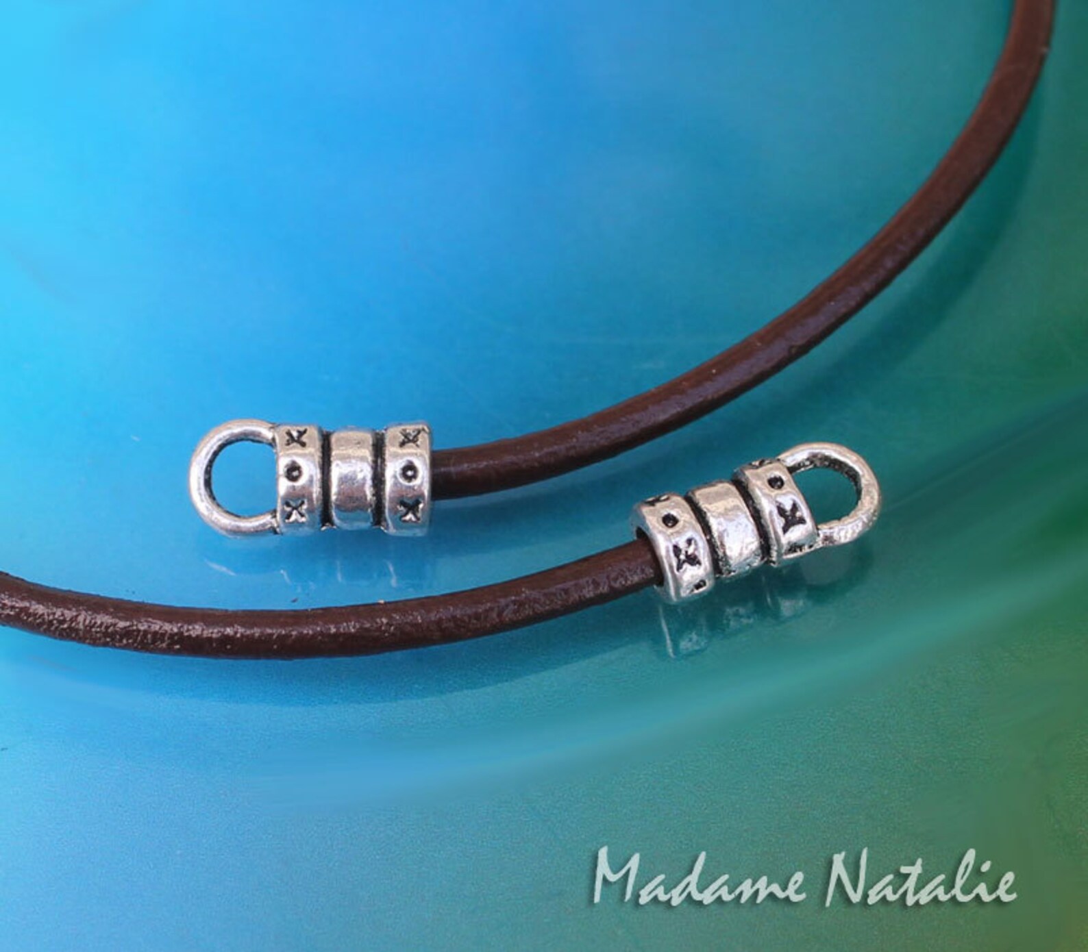 End Caps Bead Stopper 10pc. Fit 2mm Cord Bracelet Necklace Etsy