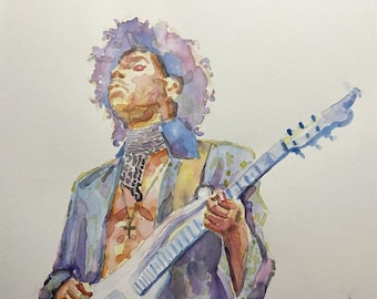 Prince Original Watercolor Painting