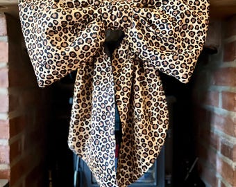 Tree Topper Bow, Christmas Bow, Big Door Bow