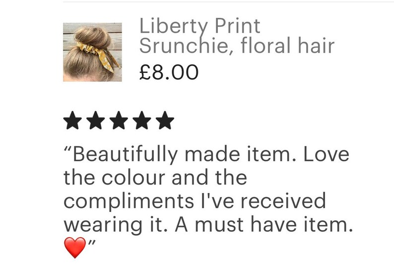 floral hair accessory Floral scrunchie Liberty Capel Liberty Print Srunchie mustard scrunchie Liberty Srunchie,