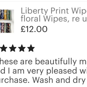 Liberty Re usable cotton face wipes, new Mum Postpartum gift, Liberty make up rounds, Eco self care Christmas gift for her,Liberty washcloth image 10