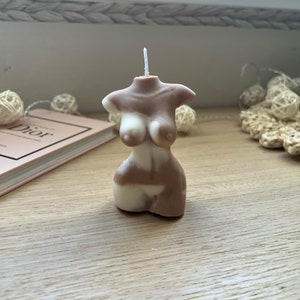 Woman vitiligo candle | women body | soy wax | women body | beauty body candle | soy candle | woman vitiligo |