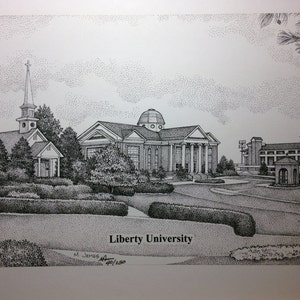 Liberty University 11x14 print