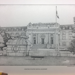 U.S. Naval Academy, Bancroft Hall, Annapolis, Anne Arundel County, MD - PICRYL