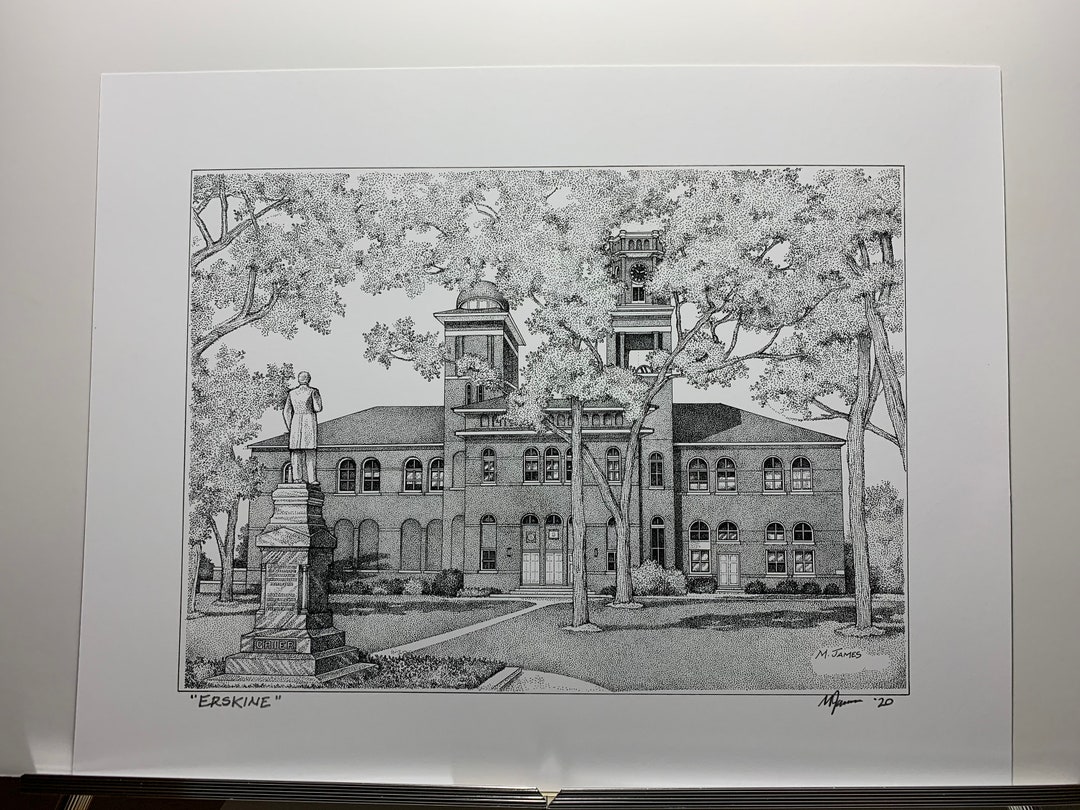 Pen & Ink Art & Collectibles Halsey 11X14 Pen & Ink Drawing