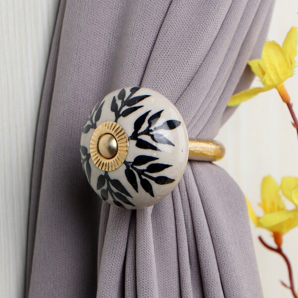 Curtain Tie Back Hooks Etsy