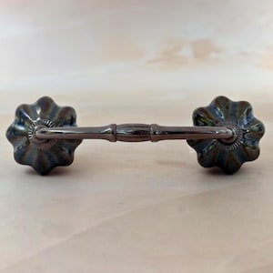Handmade MultiColor Cabinet Drawer Pull: Hand-Painted Wardrobe Handle