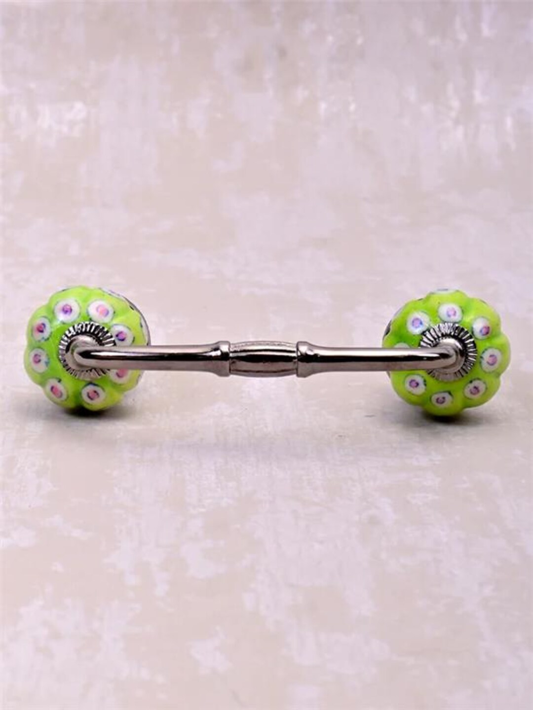 Lime Green Ceramic Cabinet Handle Pull - Etsy