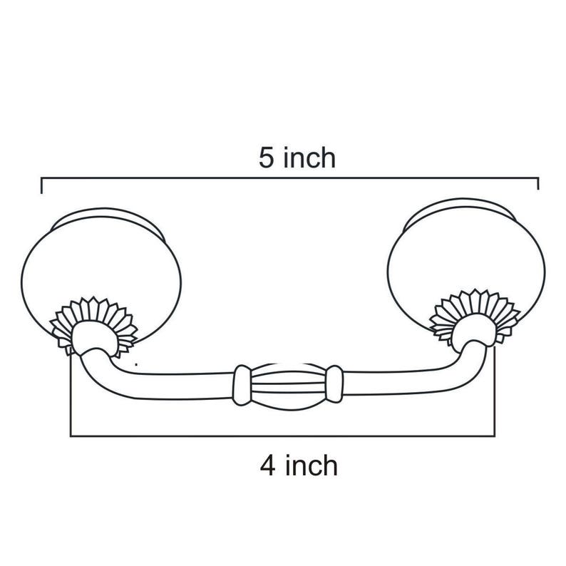 Cream Colored Unique Ceramic Handle Pull sold in Etsy