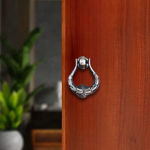 Vintage Brass Door Knocker: Antique Style Front Doors Hardware