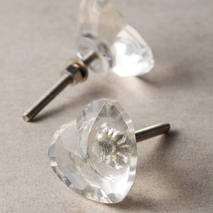 Kristallglas Türgriffe Set - Elegantes Wohnkultur, Vintage Style Hardware, Perfekt für Schrank- und Schubladenknäufe