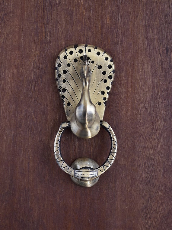 Watch Ladybug Door Knocker Solid Brass 5 Inche Tall