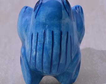 Handmade Green Frog Ceramic Knob: Kids Room Decor