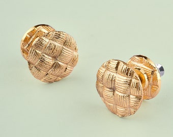 Modern Luxury Brass Knobs Round Shape Furniture Knobs | Kitchen Cabinet & Drawer Handles | Decorative Solid Brass Door Knobs for Cabinets
