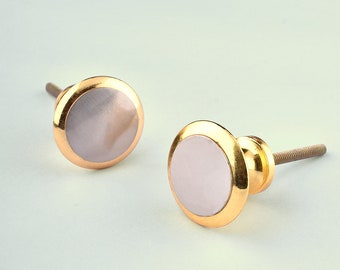Round Shape Furniture Knobs | Kitchen Cabinet Knob | Brass Drawer Knob | Replacement Door Knobs (Big)