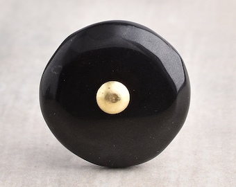 Handgefertigter Schrankknopf Achat: Natürliche Edelstein Möbelbeschläge