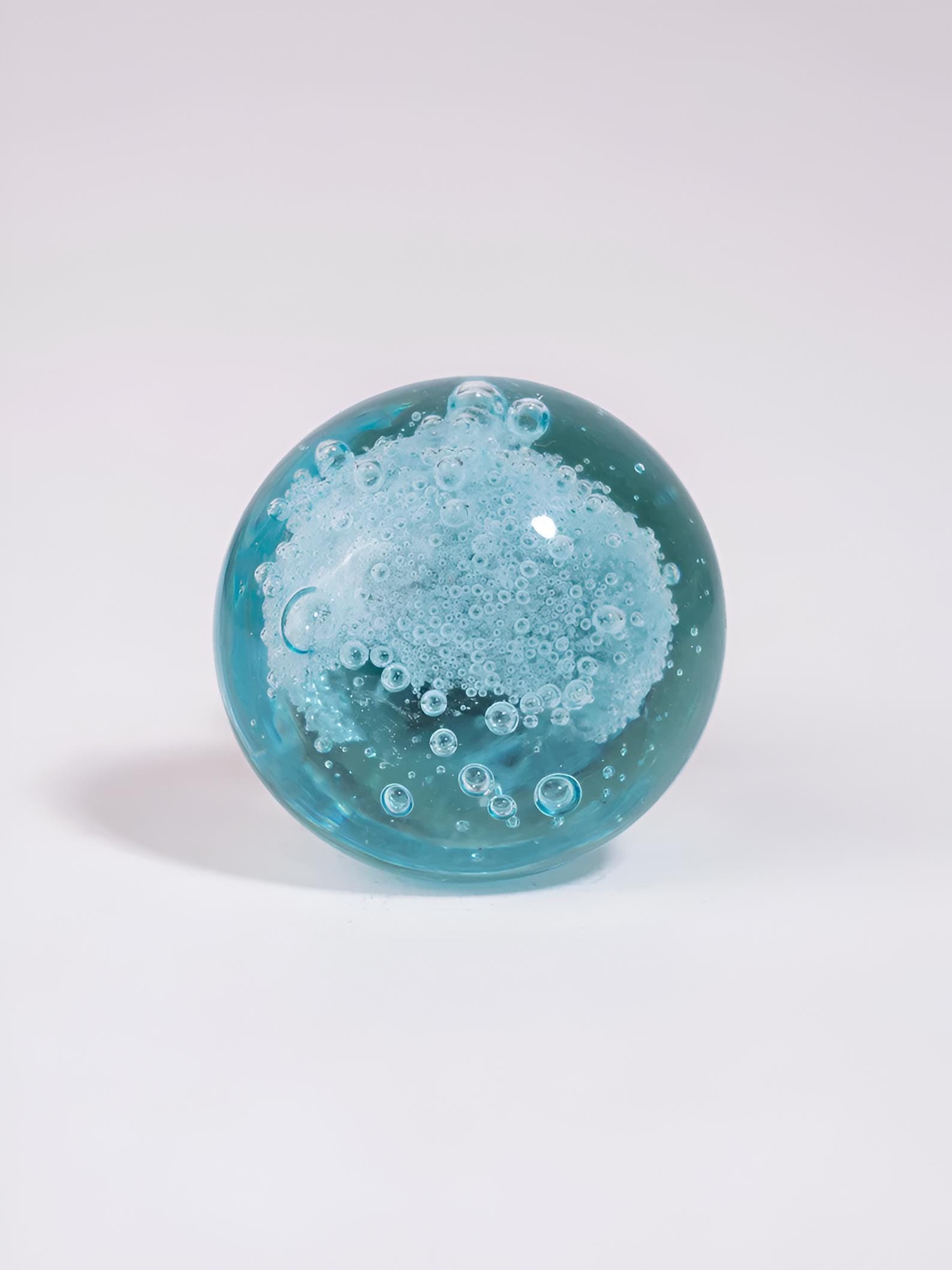 Crystal Turquoise Bubble Kitchen Cabinet Knob (Sold in Sets),  Furniture Knobs, Drawer Pulls, Dresser Knobs, Kitchen Cabinet Knob