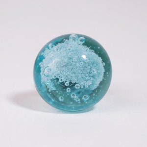 Crystal Turquoise Bubble Kitchen Cabinet Knob (Sold in Sets)