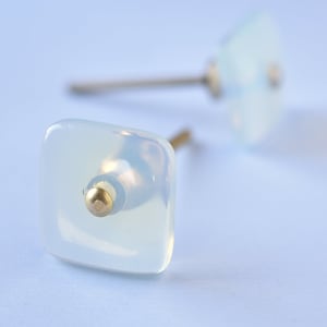 Handgemaakte vierkante agaatknop: luxe kasthardware