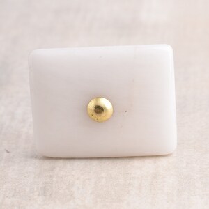 Natural Gemstone Cabinet Knobs White Shade Luxury Kitchen Furniture Pulls,  Decorative Drawer Knobs
