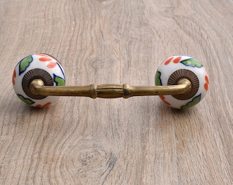 Veelkleurige lommerrijke design kastgrepen, keukenladegrepen, keramische knoppen, decoratieve hardwareset