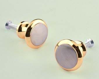 Round Shape Furniture Knobs, Brass Drawer Knob, Kitchen Cabinet Pulls, Replacement Door Knobs, Decorative Metal Cabinet Handles