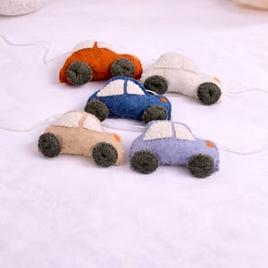 Car Wool Felt Garland Home Decor
