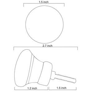 Hand-Painted Star Ceramic Knobs: Multi-Color Furniture Pulls image 2